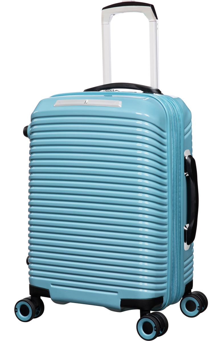 IT LUGGAGE Traversed 21-Inch Spinner Carry-On Luggage, Main, color, Camo Blue