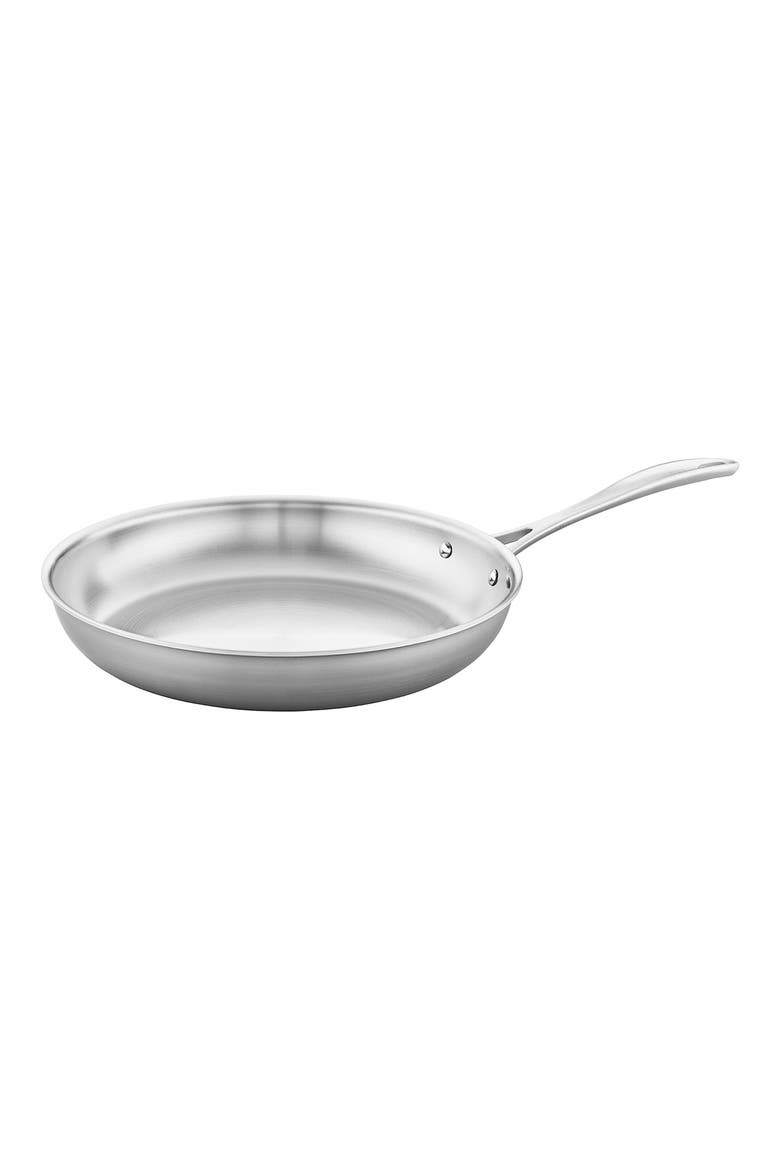 Spirit 3-Ply Stainless Steel Frying Pan, Main, color, STAINLESS STEEL