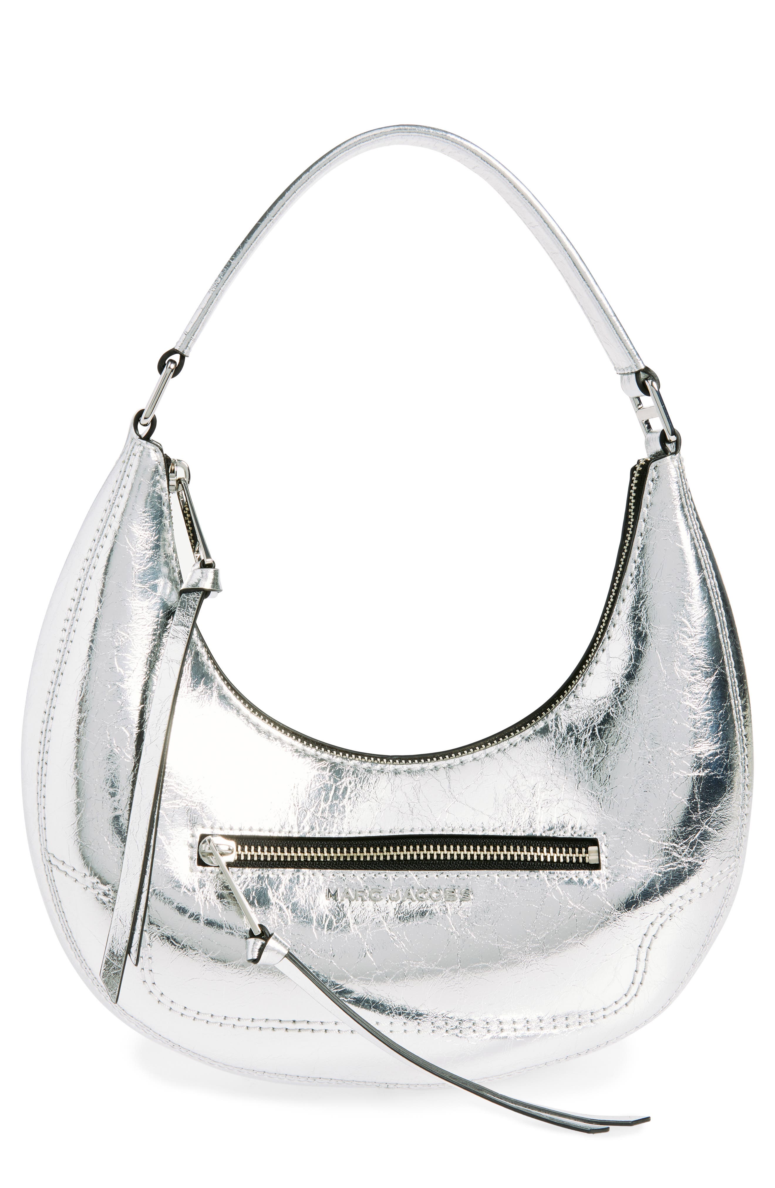 Marc Jacobs Small Crinkle Cruiser Shoulder Bag, Main, color, 