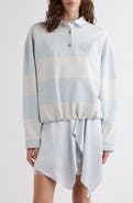Acne Studios Stripe Polo Sweatshirt