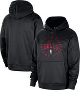 Nike Men's Nike Black Chicago Bulls 2024/25 Spotlight On-Court Practice Performance Pullover Hoodie