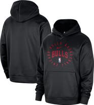 Nike Men's Nike Black Chicago Bulls 2024/25 Spotlight On-Court Practice Performance Pullover Hoodie