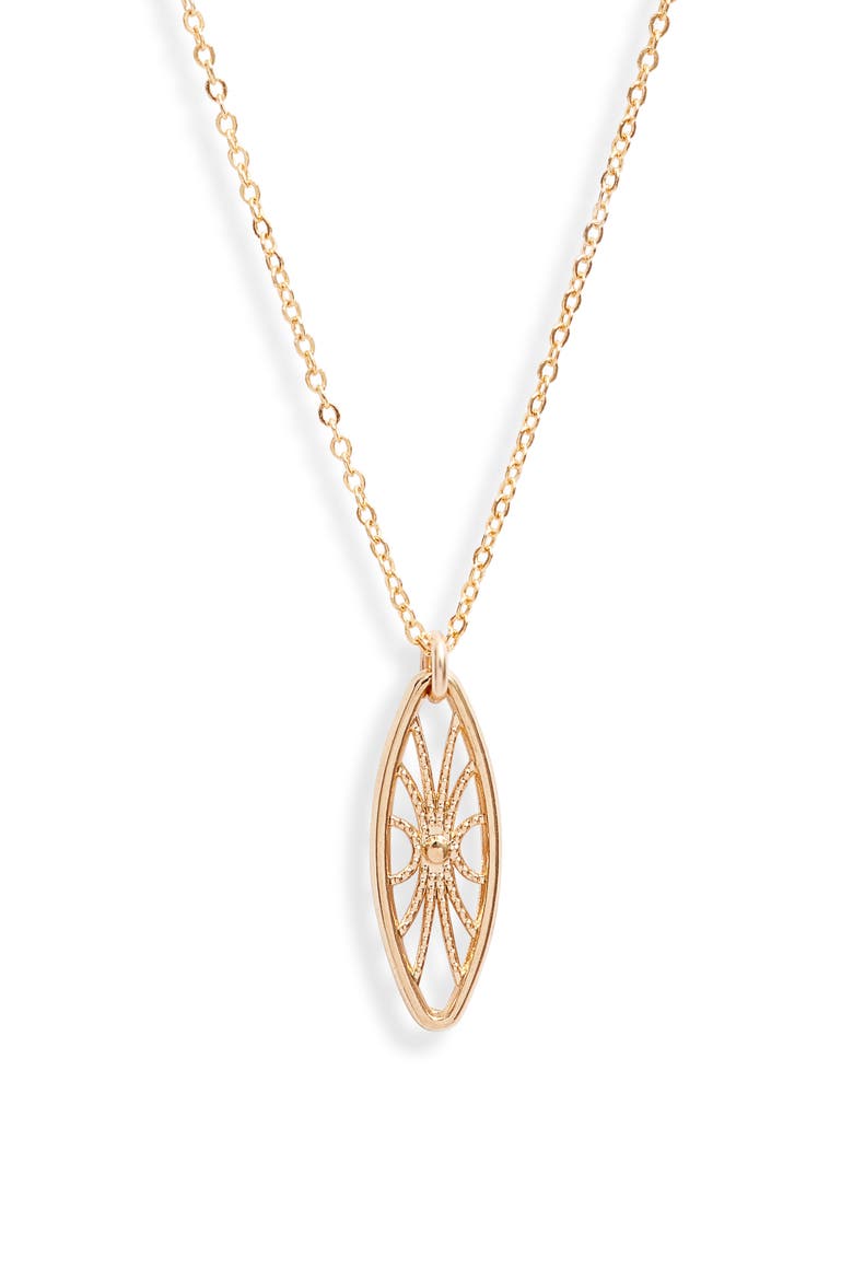 Jones Pendant Necklace, Main, color, GOLD