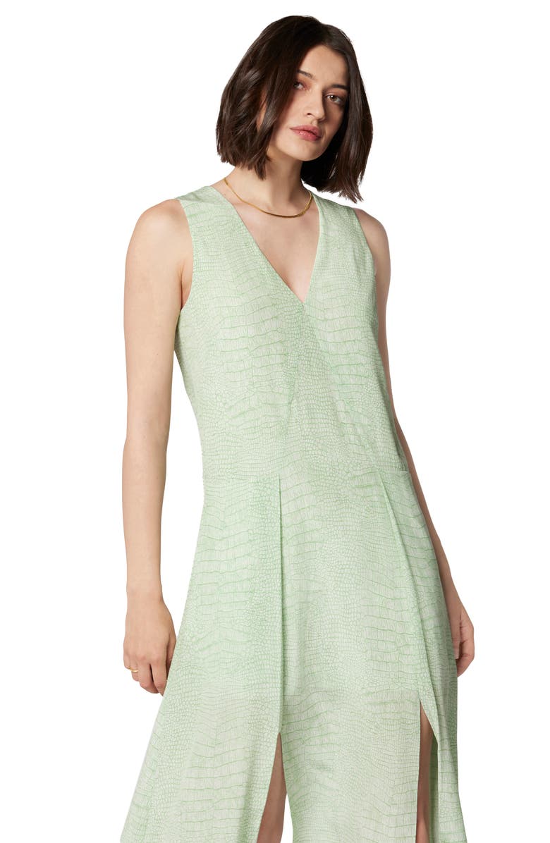 Equipment Alice Silk Dress, Alternate, color, Nature White And Jadesheen