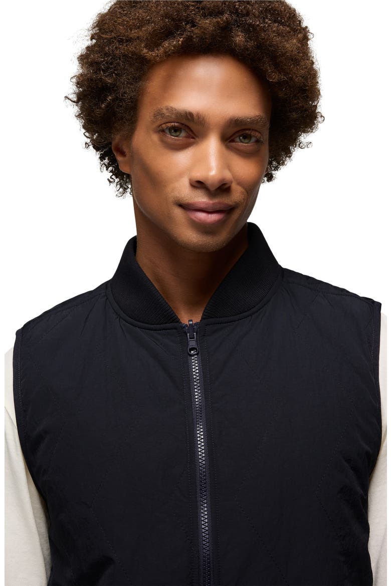 Encinitas Reversible Quilted Vest, Alternate, color, BLACK