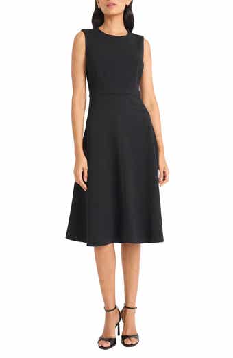 Maggy London Waist Detail Sleeveless Fit & Flare Dress