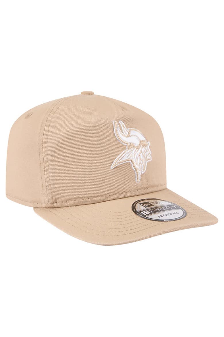 Men's New Era Tan Minnesota Vikings 19TWENTY Adjustable Hat, Alternate, color, Tan