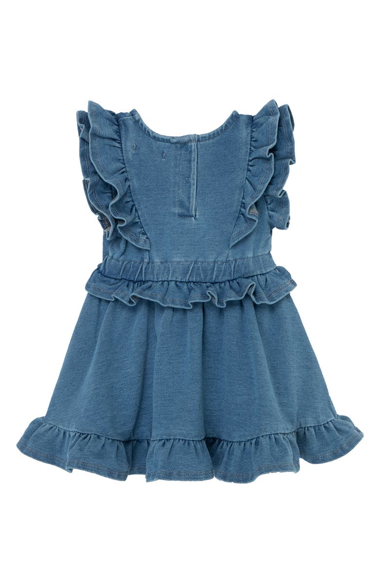 Habitual Kids Flutter Ruffle Cotton Blend Dress, Alternate, color,