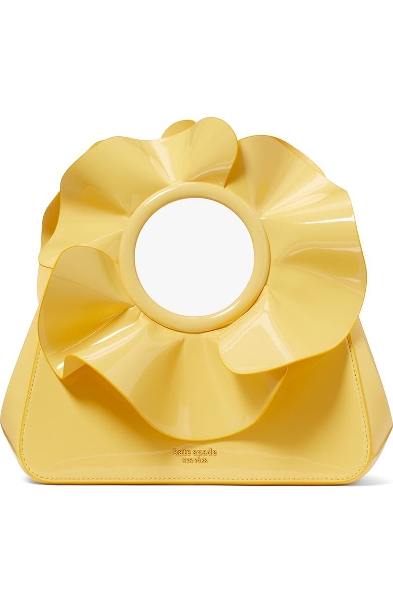 Kate Spade New York flora faux patent leather crossbody bag, Alternate, color,