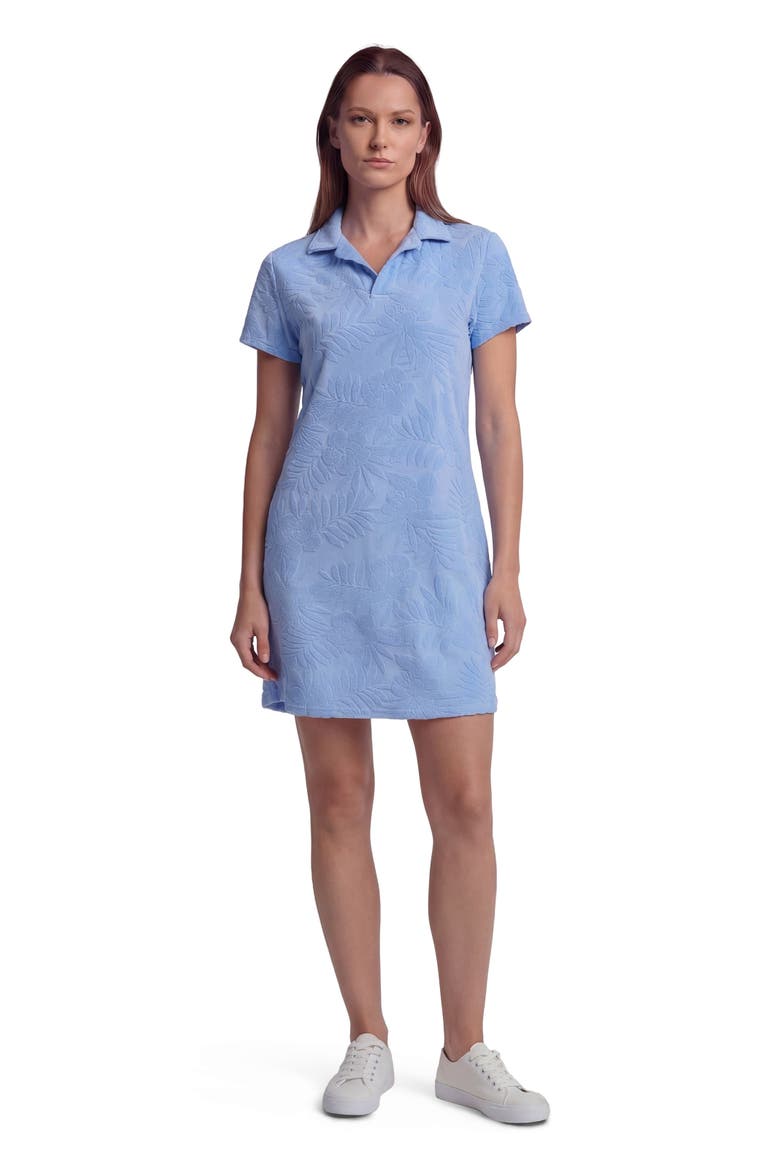 Womens Terry Toweling Dress, Main, color, BLUE