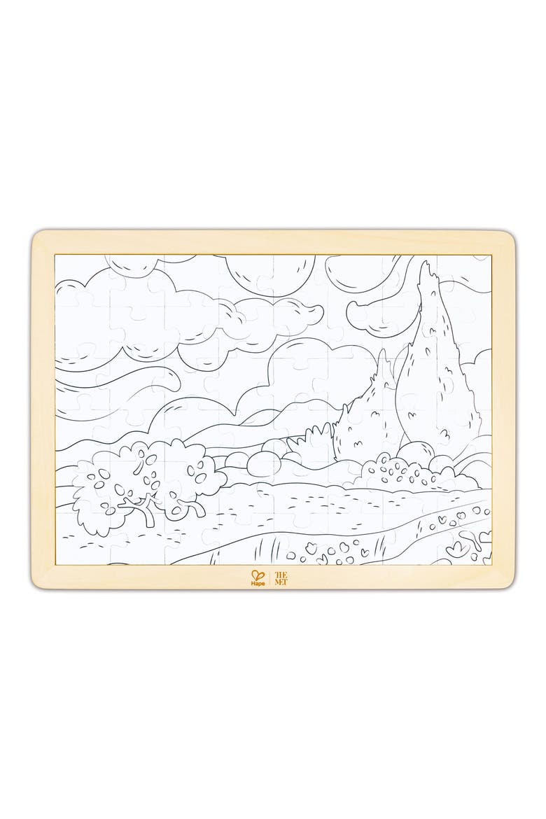 x The Met Van Gogh Cypresses 48-Piece Puzzle, Alternate, color, MULTI