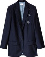 Zadig 
Voltaire Viva Strass Stars Wool Blazer