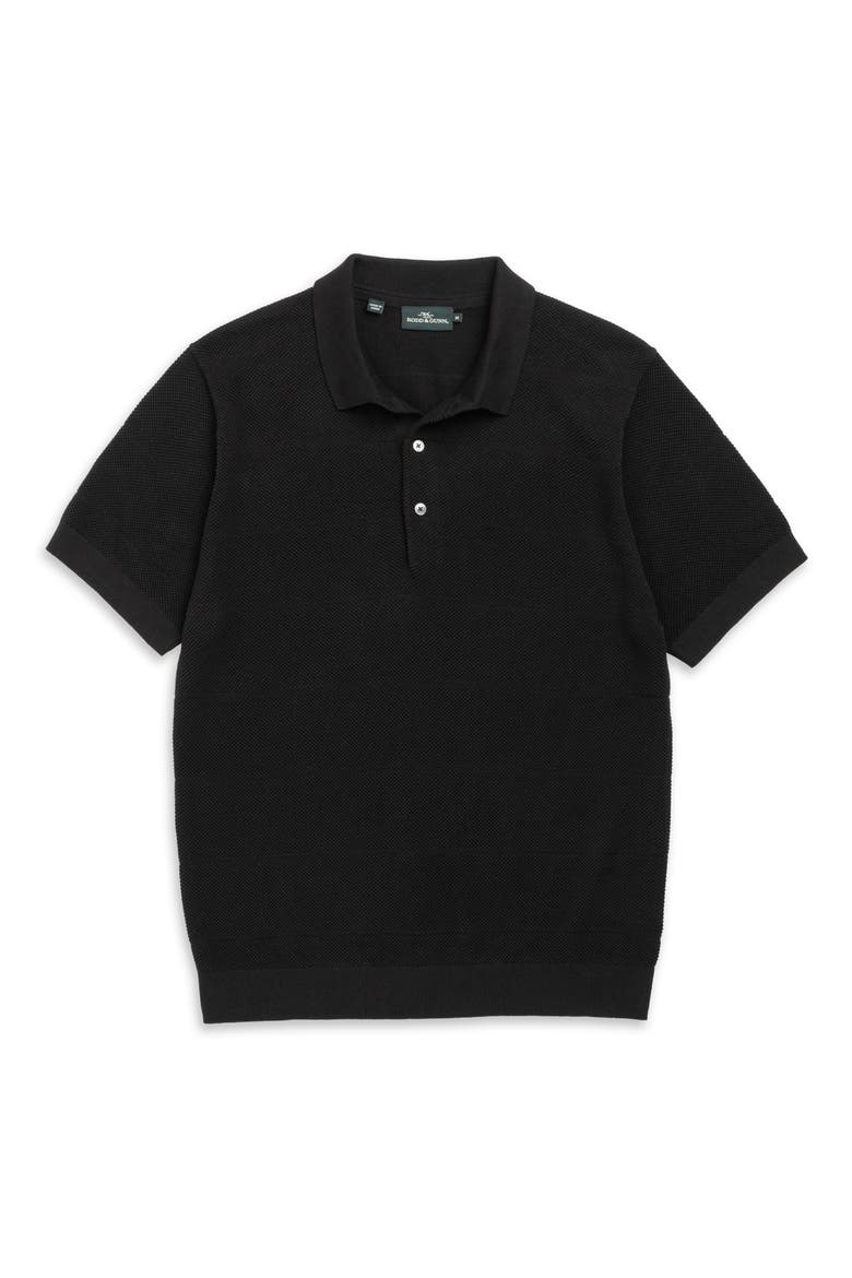 Masons Flat Polo, Alternate, color, ONYX