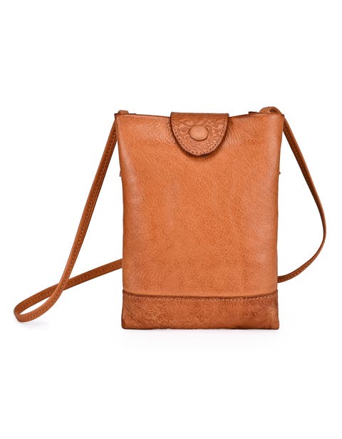 Lily Genuine Leather Structured Convertible Crossbody