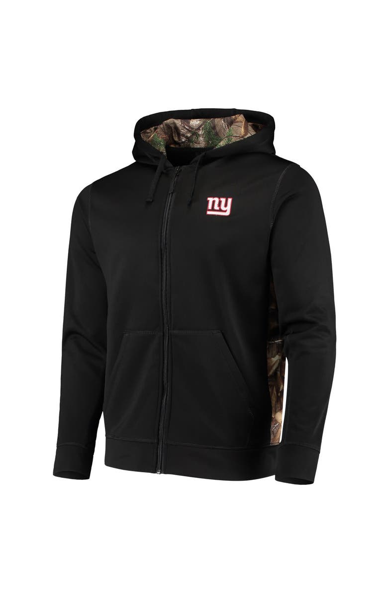 DUNBROOKE Men's Dunbrooke Black/Realtree Camo New York Giants Decoy Tech Fleece Full-Zip Hoodie, Alternate, color, 
