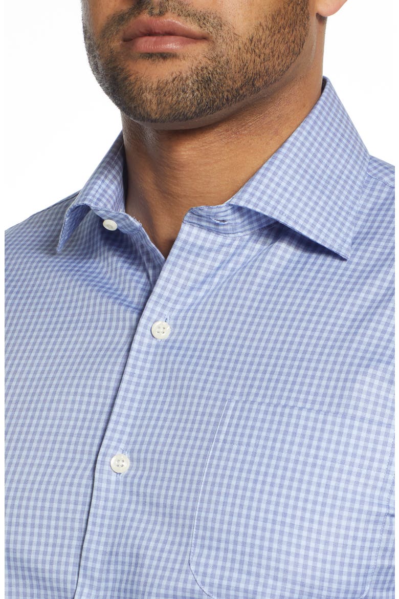 Robinson Gingham Check Button-Up Shirt, Alternate, color, BLUE LAPIS