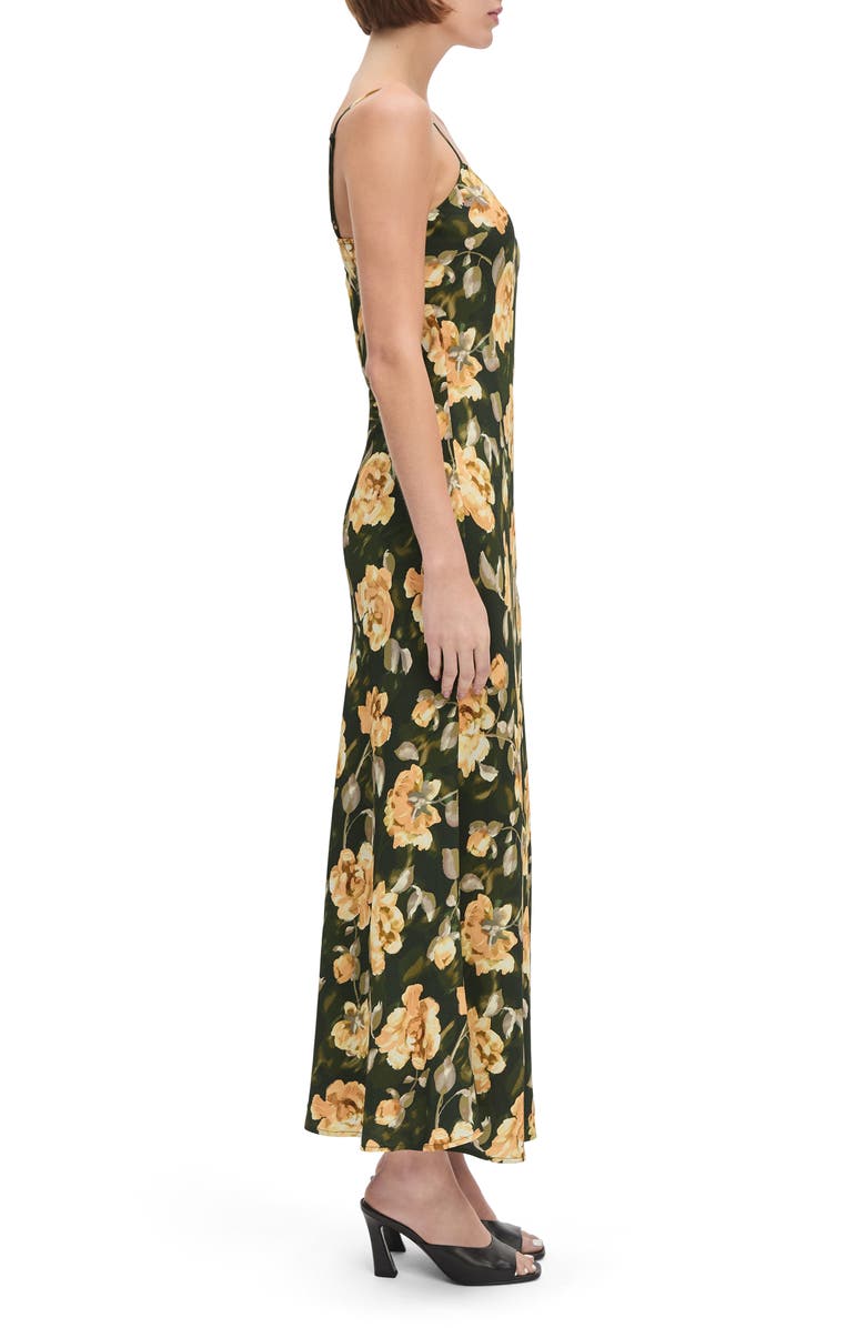 Favorite Daughter The Favorite Floral Maxi Slipdress, Alternate, color, Golden Flowerbed