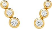 Missoma Triple Cubic Zirconia Stud Earrings