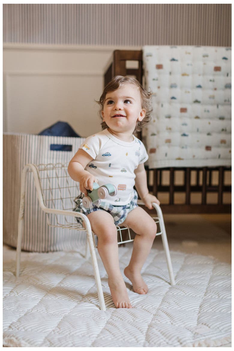 Rush Hour Organic Cotton Bodysuit, Alternate, color, IVORY