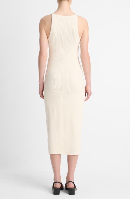 Vince Rib Tank Midi Sweater Dress