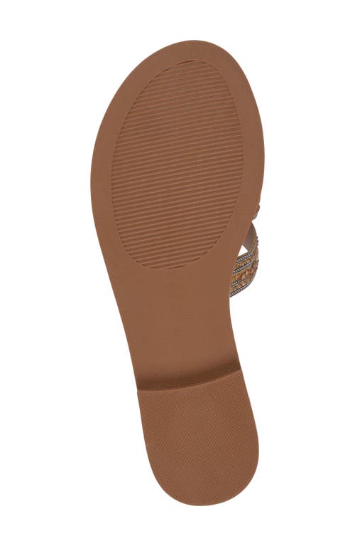 Gc Shoes Clara Rhinestone Slide Sandal In Gold