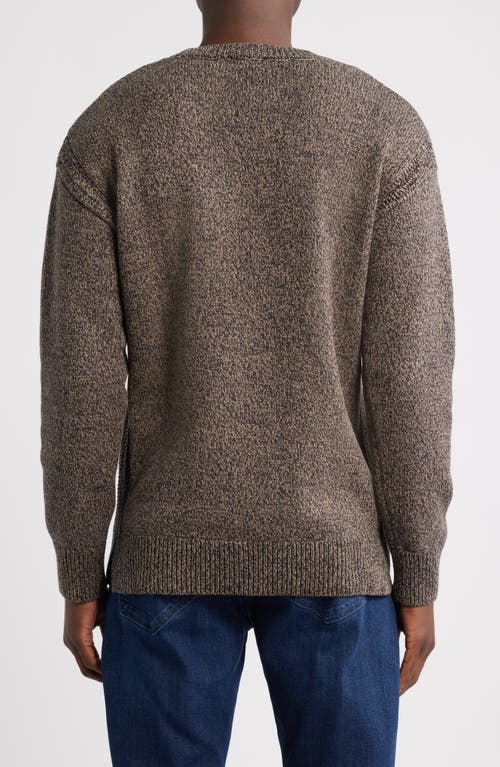 Rails Bryce Cotton Blend Sweater In Brown
