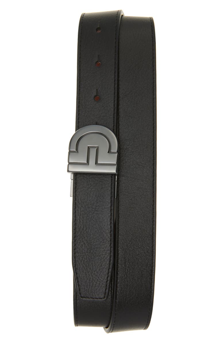 Cole Haan 32mm Reversible Logo Plaque Buckle Belt, Main, color, 