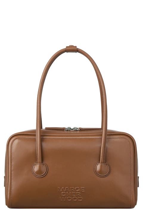 Soft Boston Small Leather Bag