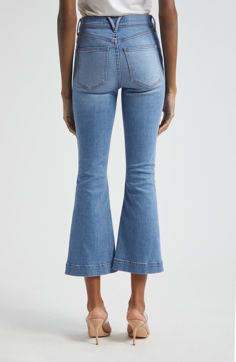 Veronica Beard Carson High Waist Ankle Flare Jeans, Alternate, color, Amethyst