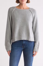 Adrianna Papell Exposed Seam Sweater