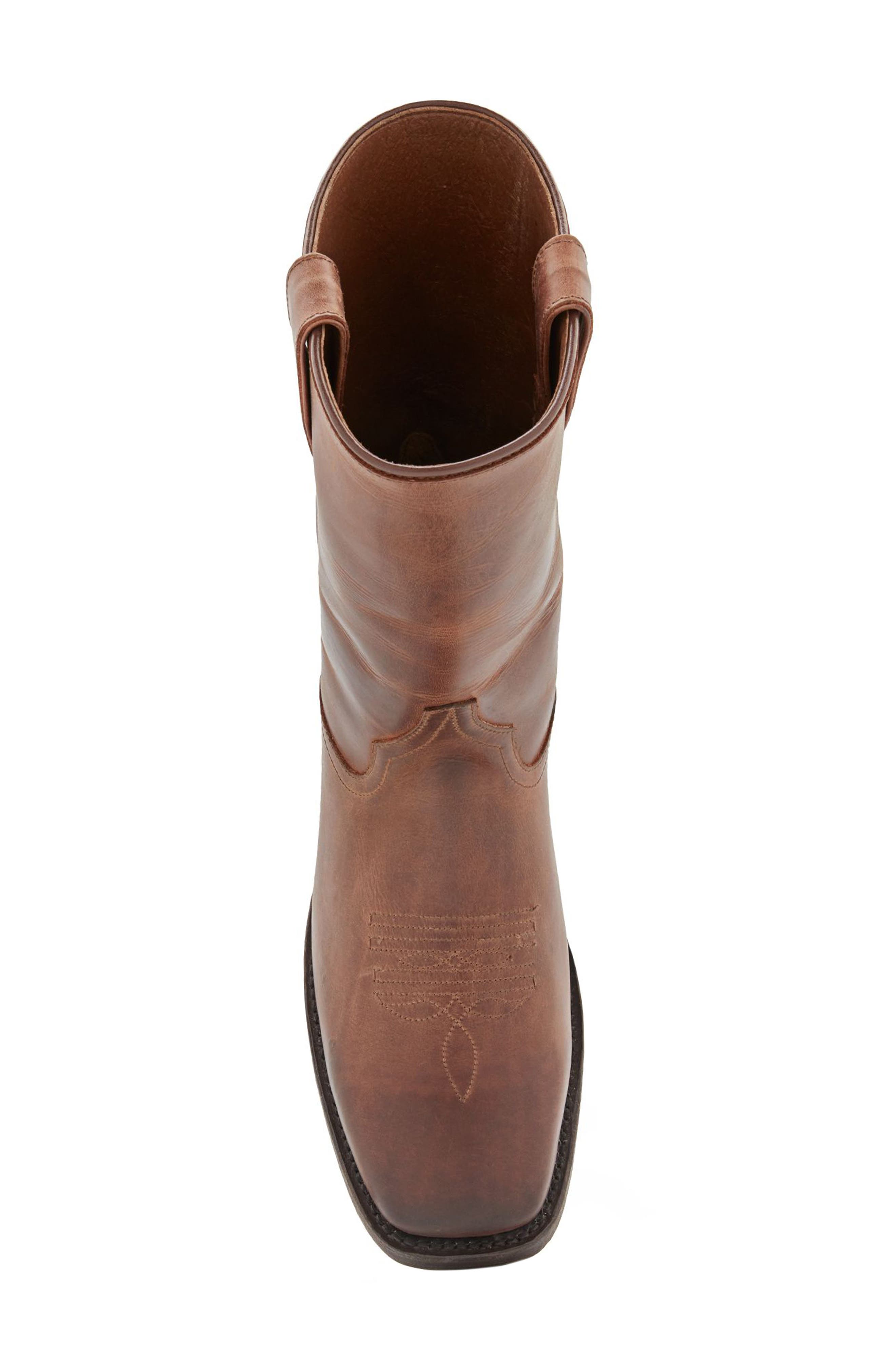 Frye Nash Roper Boot, Alternate, color, Tobacco Crazy