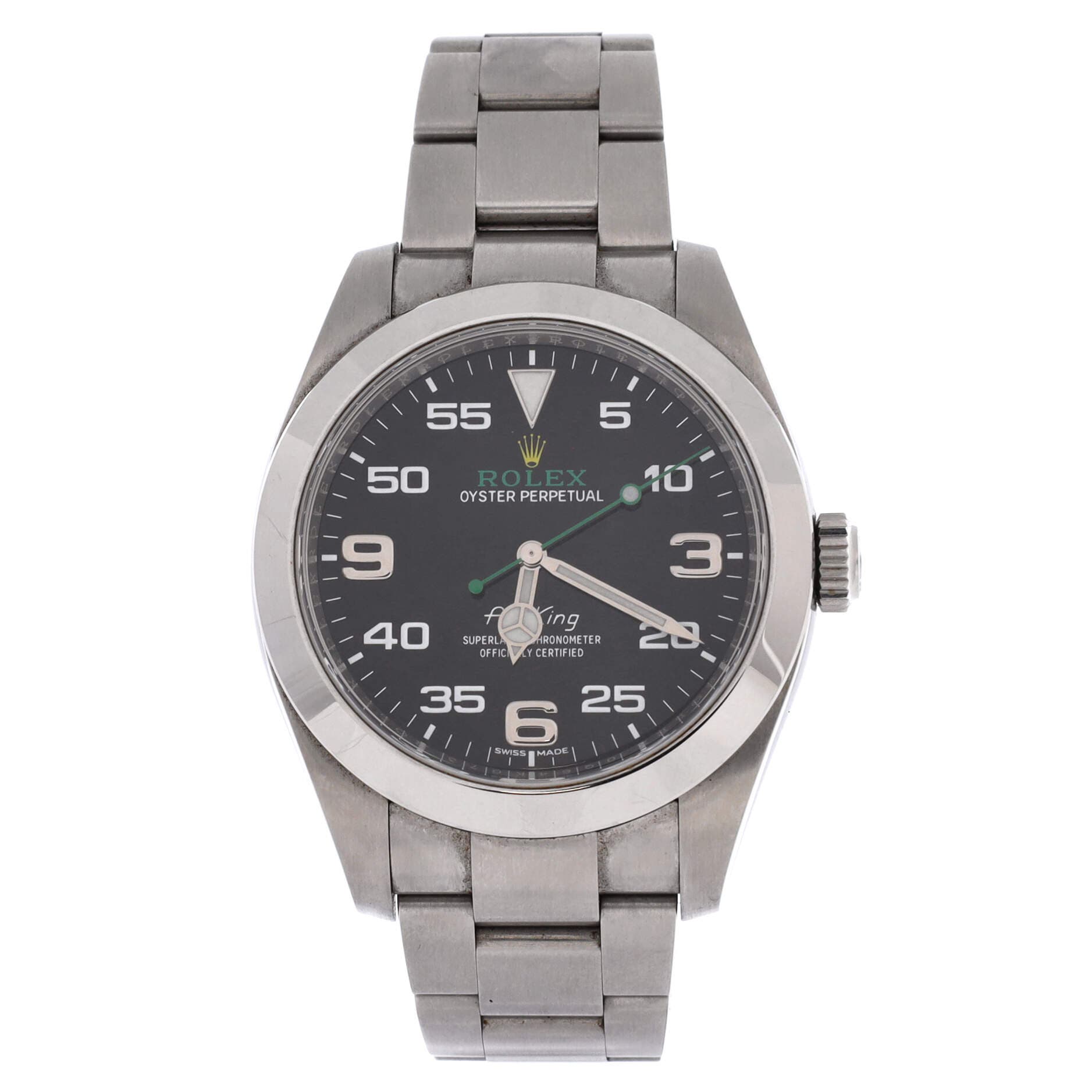 Oyster Perpetual Air King Chronometer Automatic Watch Stainless Steel 40, Main, color, Metallic Silver