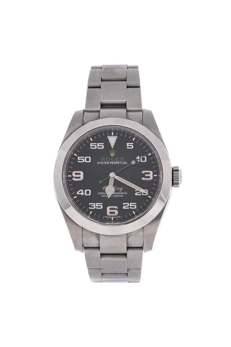 Oyster Perpetual Air King Chronometer Automatic Watch Stainless Steel 40, Main, color, Metallic Silver