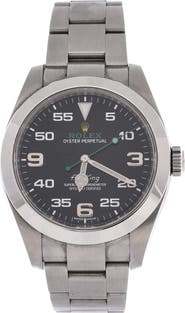 Pre-Owned Rolex Oyster Perpetual Air King Chronometer Automatic Watch Stainless Steel 40