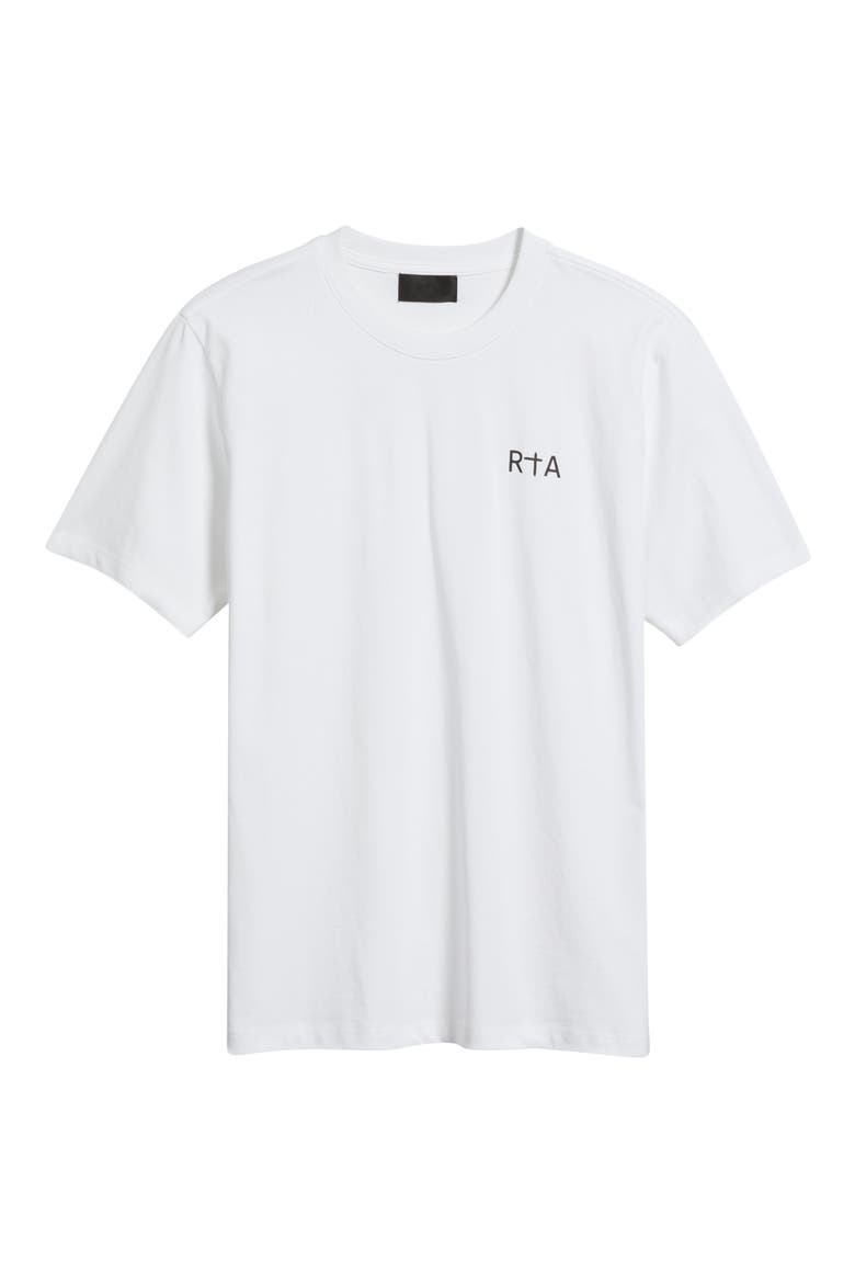 Colin Oversize Logo Graphic T-Shirt, Alternate, color, WHITE