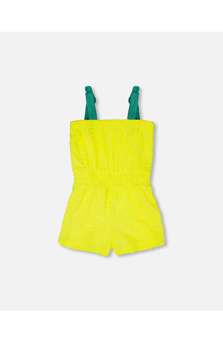 Deux par Deux Terry Cloth Sleeveless Jumpsuit, Alternate, color, Yellow