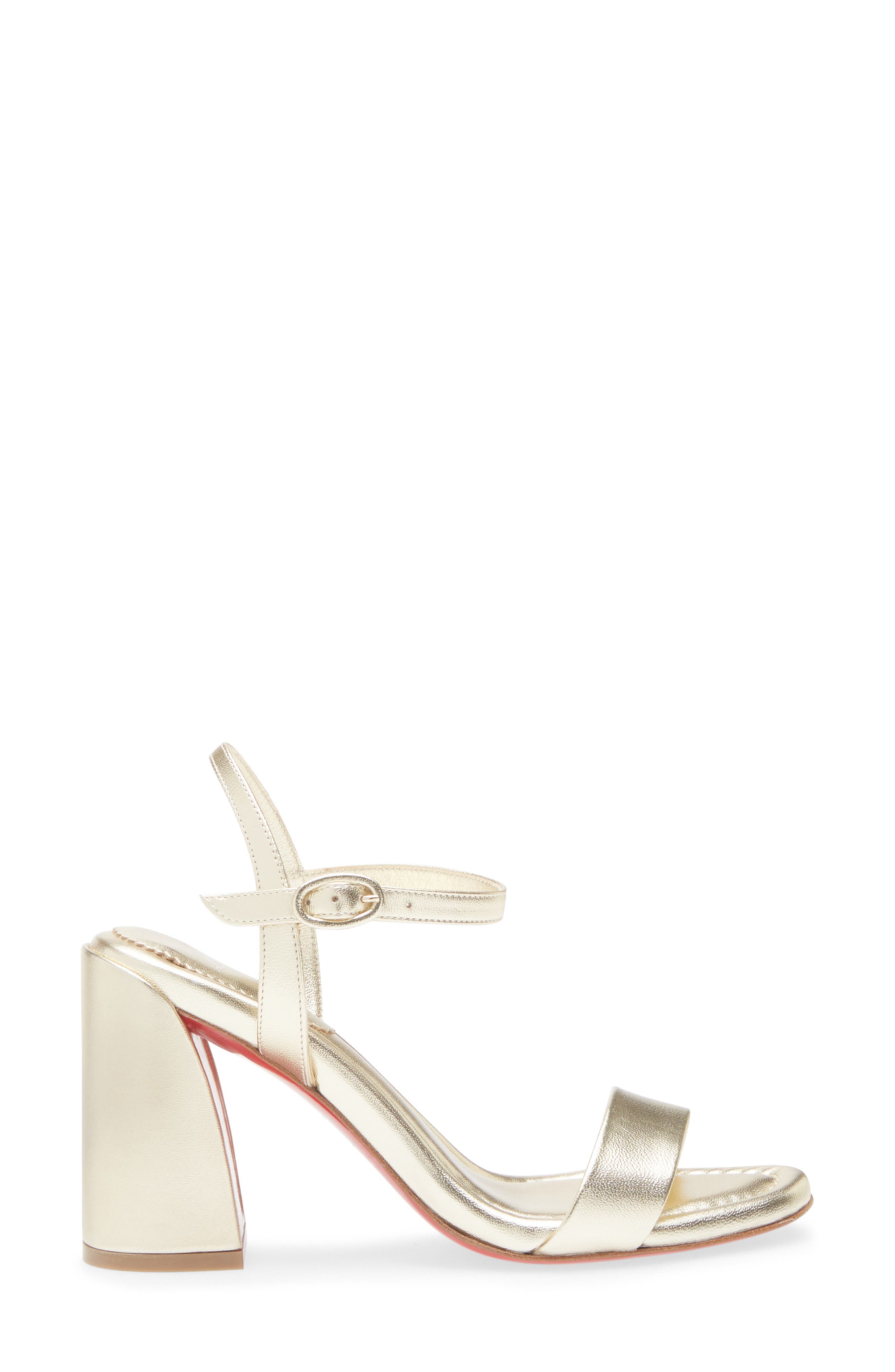 Christian Louboutin Miss Jane Sandal, Alternate, color, Platine/ Platine