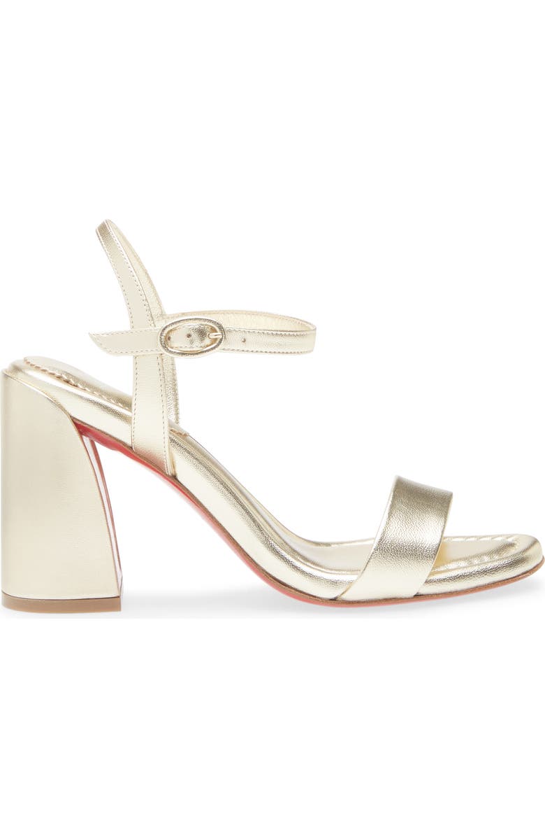 Christian Louboutin Miss Jane Sandal, Alternate, color, Platine/ Platine