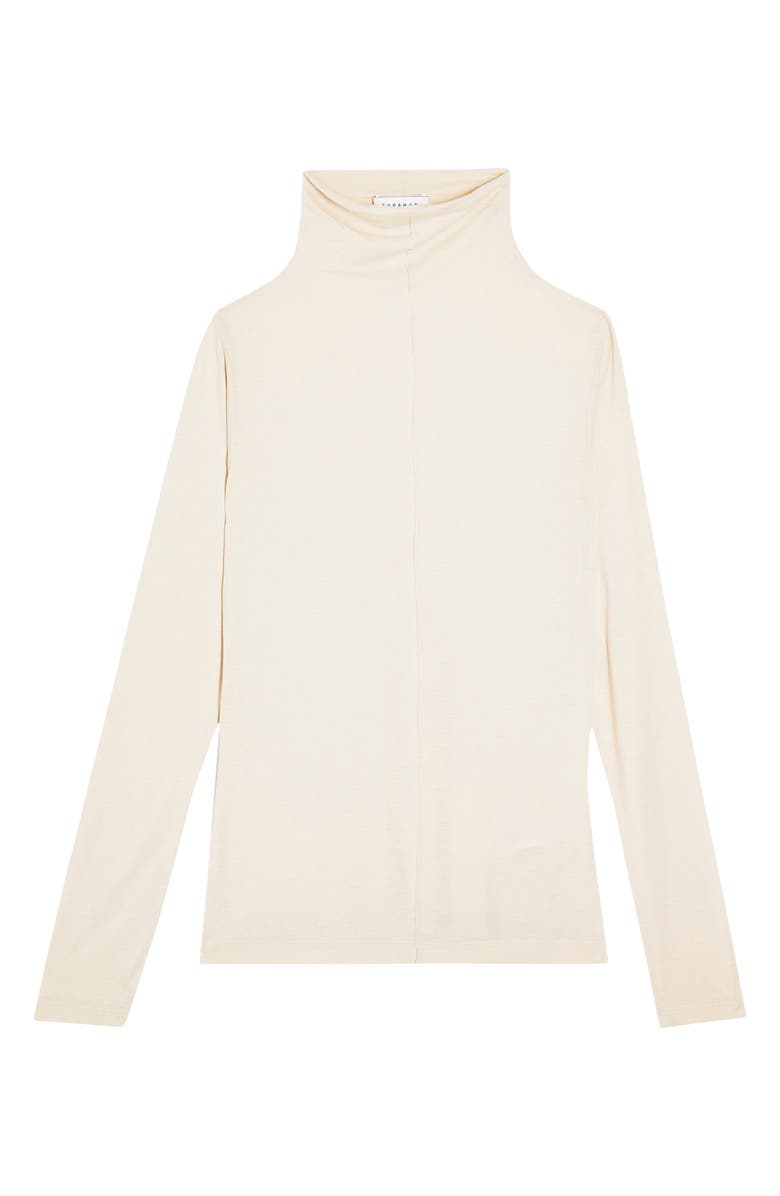 Topshop Boutique Mock Neck Long Sleeve T-Shirt, Alternate, color, 