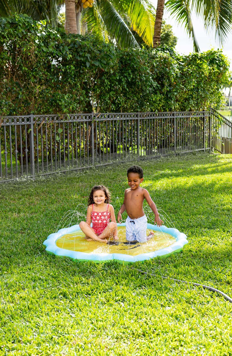 POOLCANDY Sunshine Splash Pad, Alternate, color, Blue Yellow And Orange