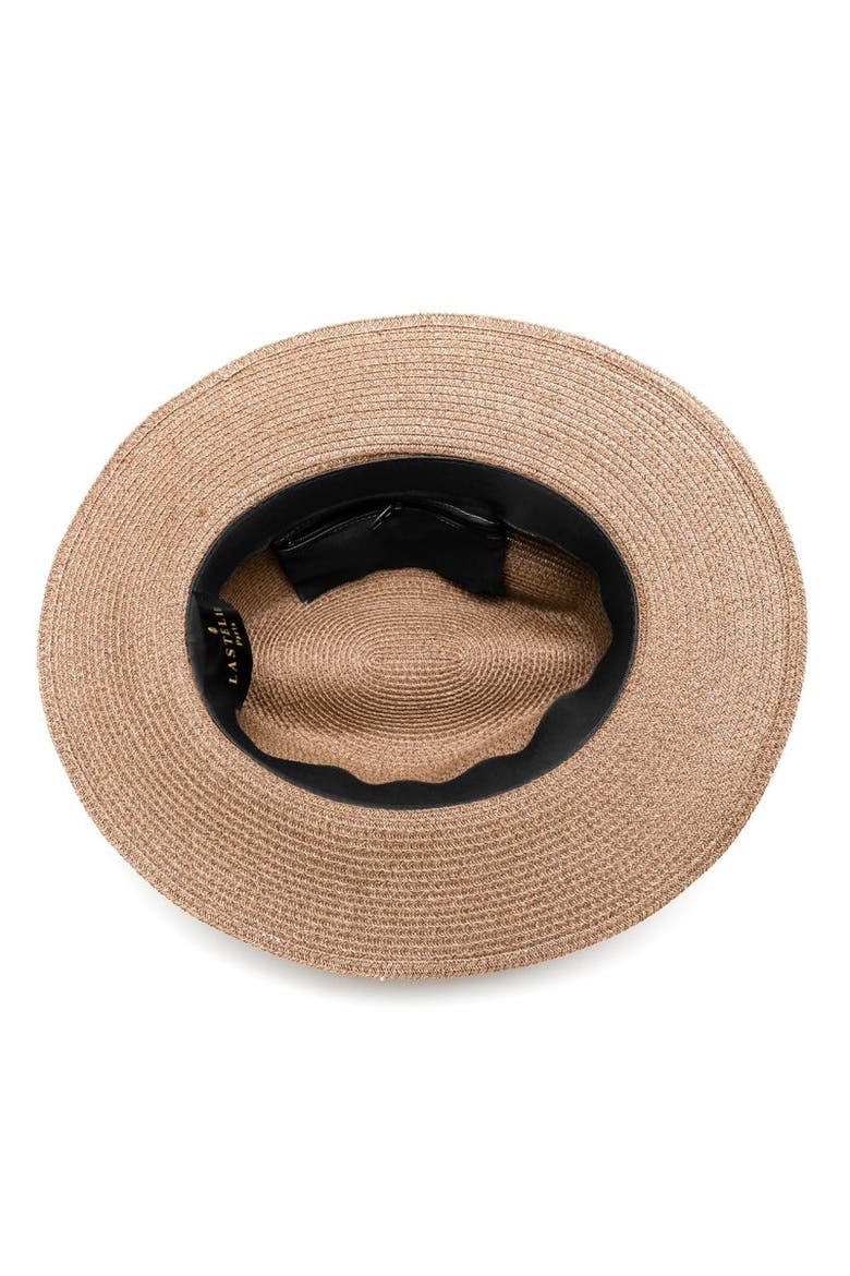 Portofino Straw Hat Orange, Alternate, color, Orange