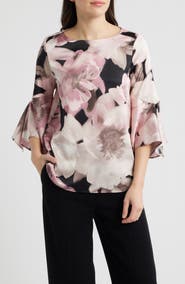 Anne Klein Flare Cuff Top