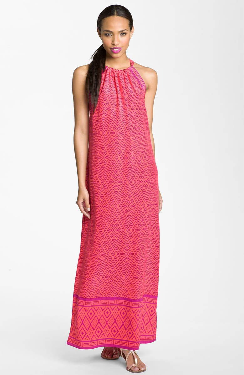 ALICE & TRIXIE 'Lila' Print Silk Maxi Dress, Main, color,