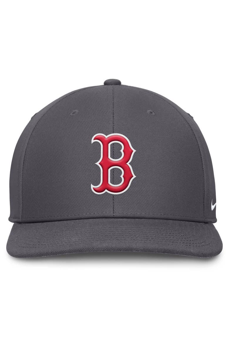 Nike Men's Nike Gray Boston Red Sox Pro Performance Snapback Hat, Alternate, color, 