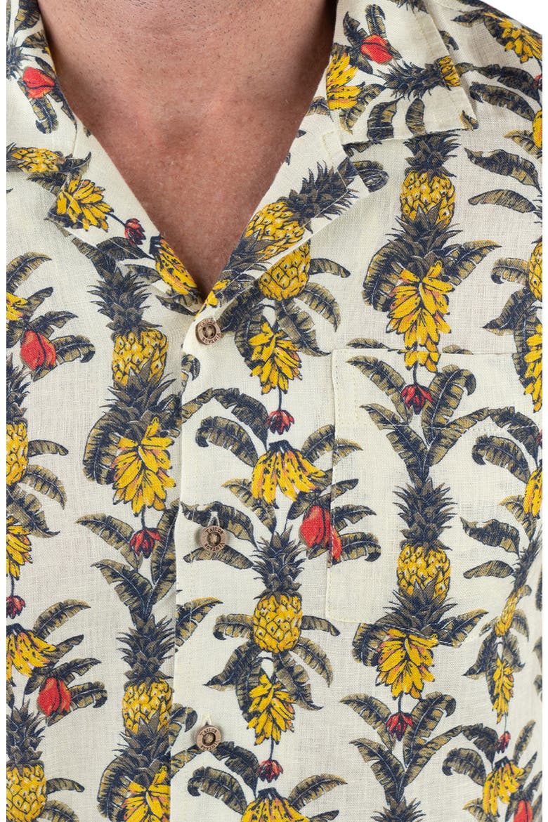 Stretch Cotton Cabana Shirt, Alternate, color, TROPICAL FRUITS