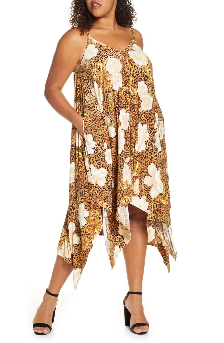 Coldesina Perfection Chain Strap Dress, Main, color, 