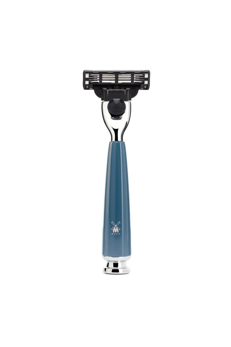 Rytmo Petrol Blue Mach3 Razor, Main, color, Petrol Blue
