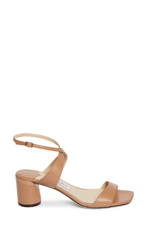 Jimmy Choo Jago Ankle Strap Sandal In Biscuit