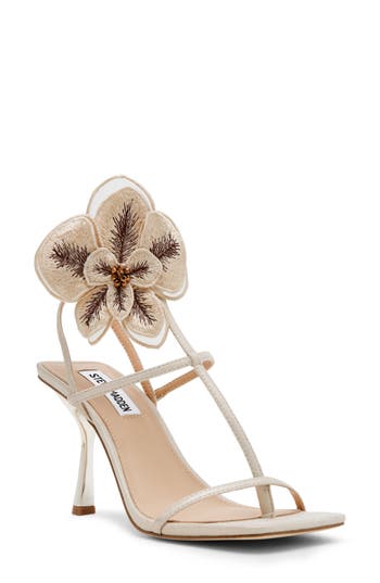 Steve Madden Aries Ankle Strap Sandal In Gold
