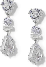 Nadri Luxor Kite Cubic Zirconia Drop Earrings